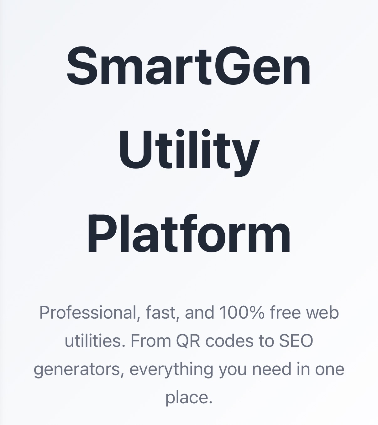 The Ultimate Guide to SmartGen Tools: 40+ Free Utilities for Developers, Marketers, and Creators