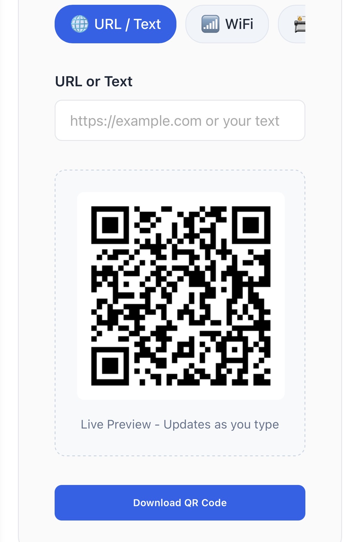 QR Code Generator