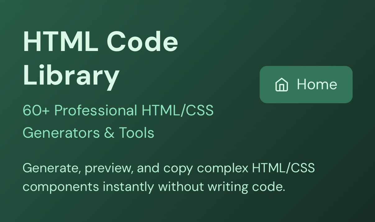 Building the SmartGen HTML Code Library: 79 Visual-to-Code Tools