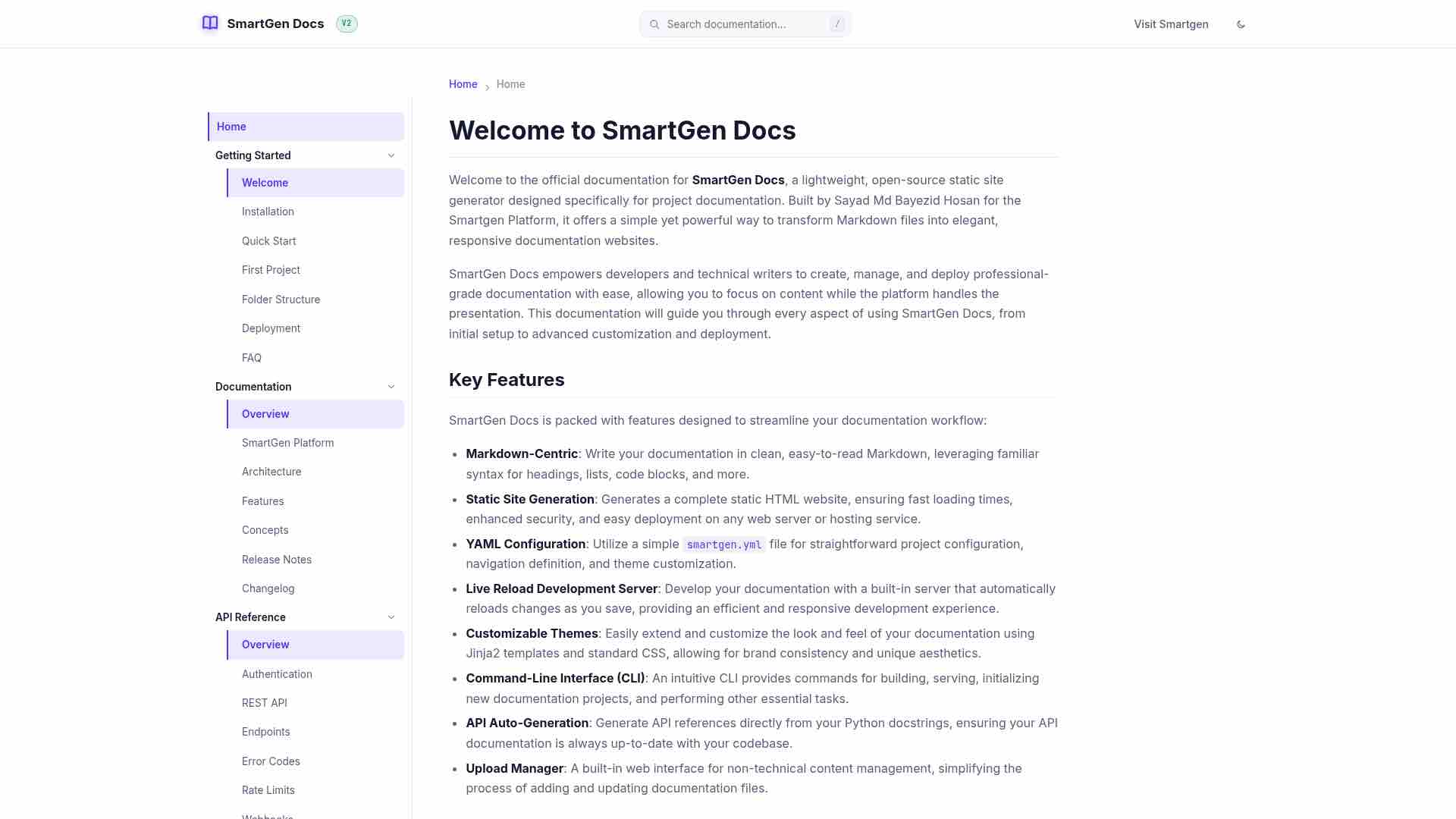 Best MkDocs Alternative SmartGenDocs