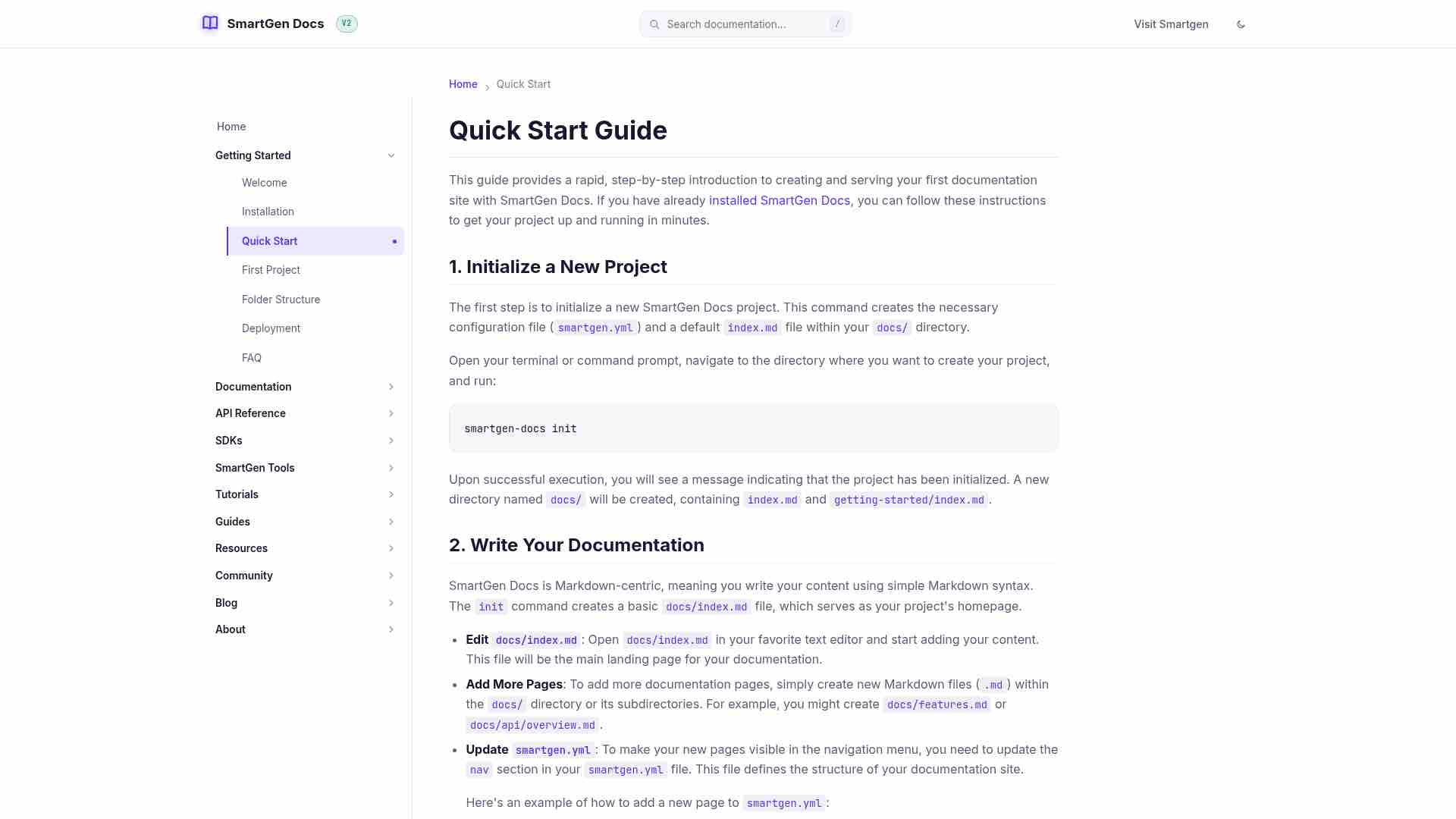smartgen quick start image
